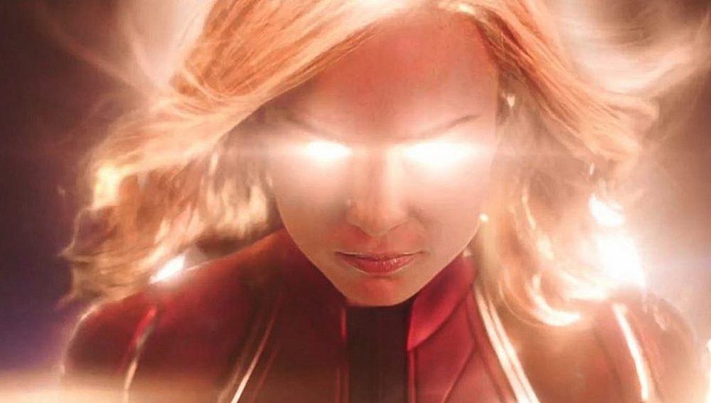 Brie Larson crashes into a Blockbuster in the first 'Captain Marvel' Trailer!